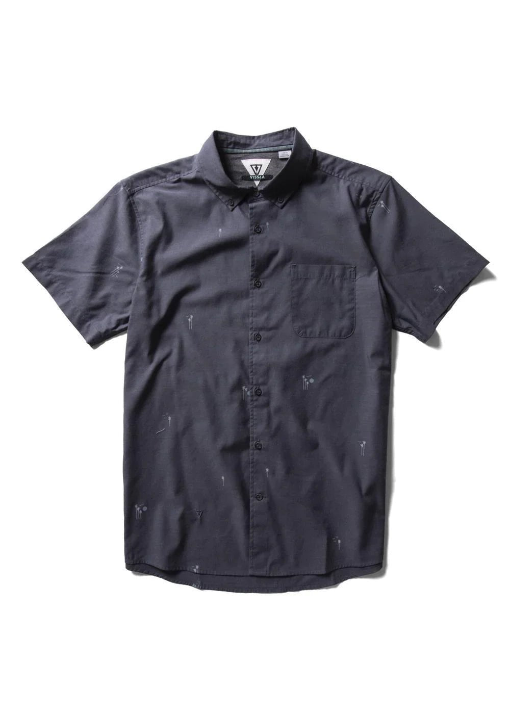 Palm Away Eco SS Shirt - VisslaM5121PAA - Charcoal - L