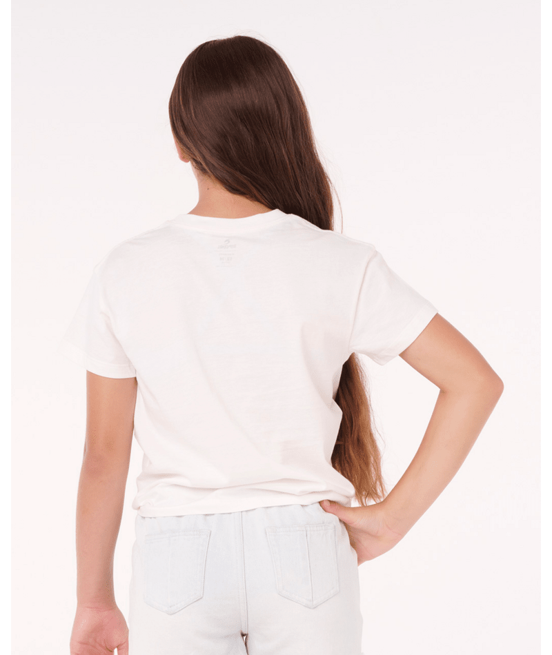 PARADISE CLUB SUMMER TEE - GIRL - Rip Curl05NGTE - BONE - 8