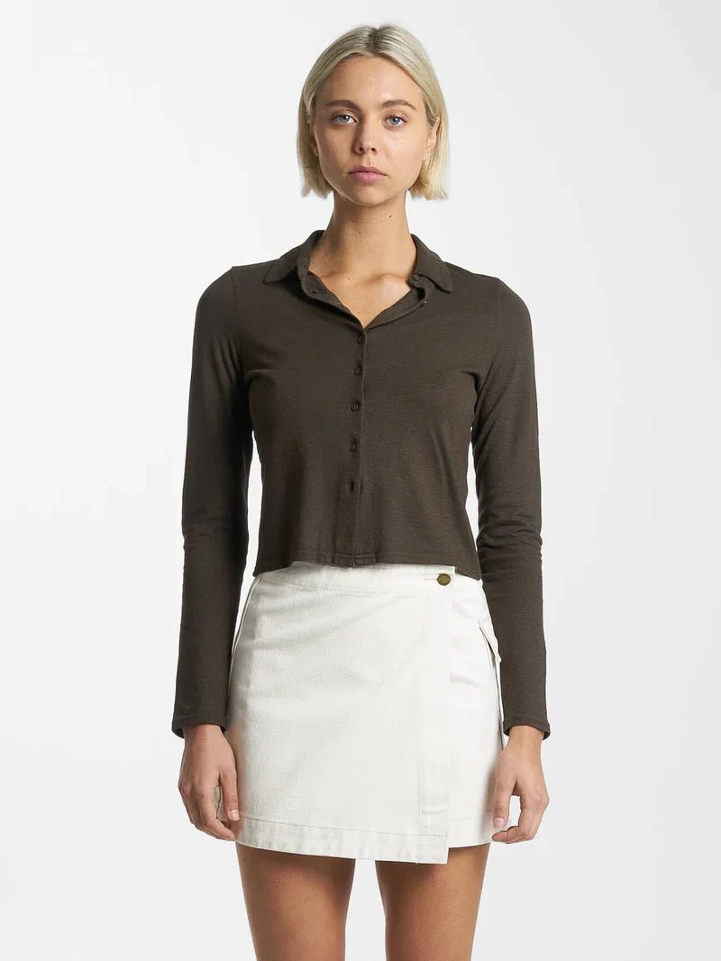 Peyton Wrap Cargo Skirt - ThrillsWTH23 - 307A - Heritage White - 10
