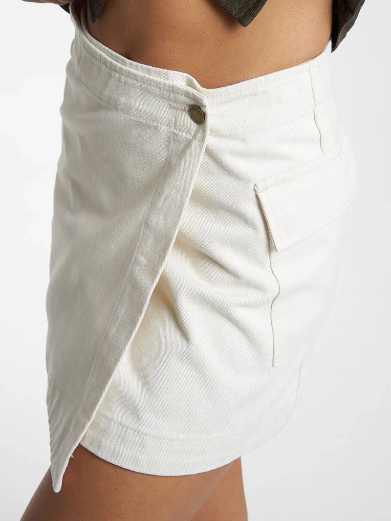 Peyton Wrap Cargo Skirt - ThrillsWTH23 - 307A - Heritage White - 10