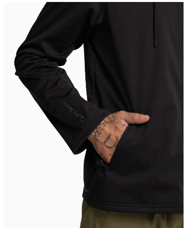 Phantom Alpha Polartec Jacket - HurleyMFLAU24PAL - BLK - Black - L