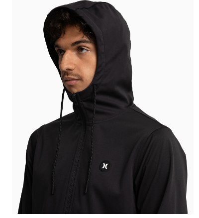 Phantom Alpha Polartec Jacket - HurleyMFLAU24PAL - BLK - Black - L