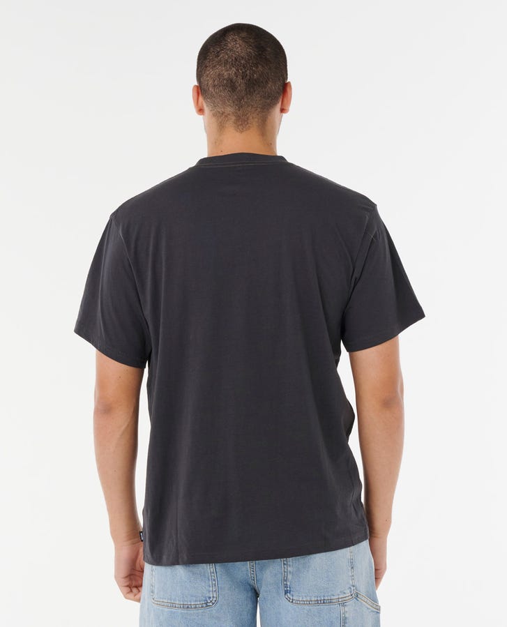 PILL ICON TEE - Rip Curl0V7MTE - WASHED BLACK - S