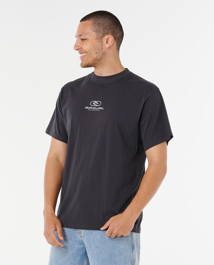 PILL ICON TEE - Rip Curl0V7MTE - WASHED BLACK - S