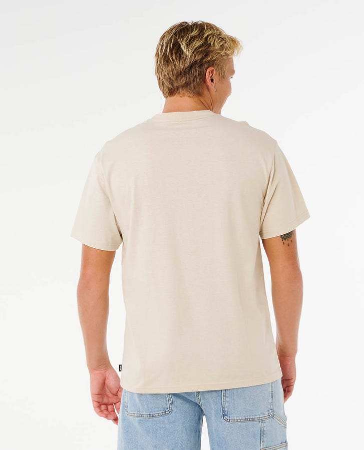 PILL ICON TEE - Rip Curl0V7MTE - VINTAGE WHITE - S