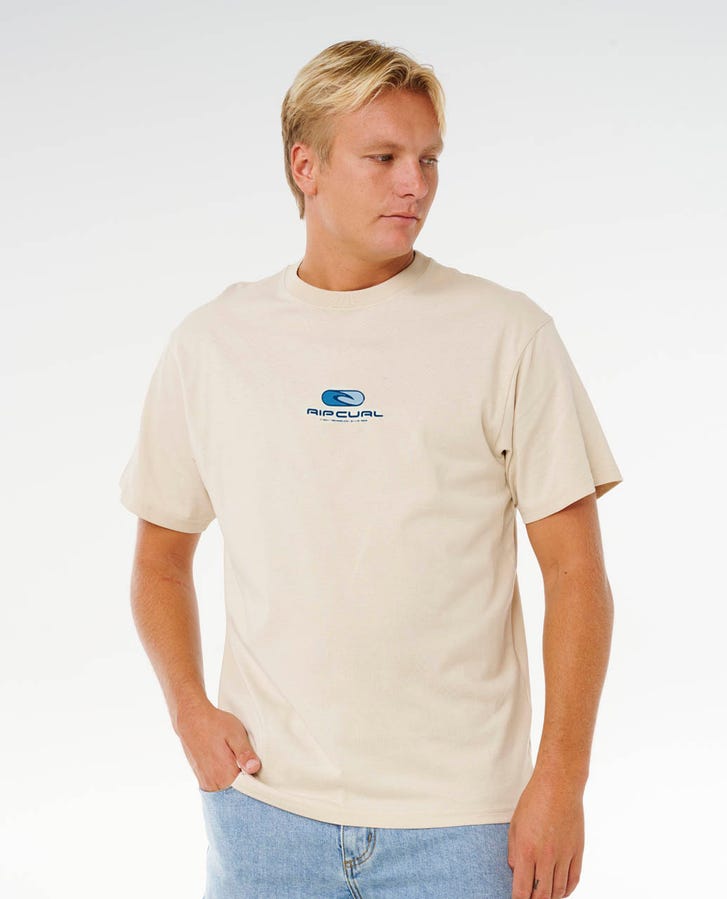 PILL ICON TEE - Rip Curl0V7MTE - VINTAGE WHITE - S