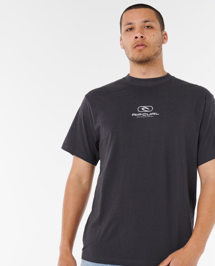 PILL ICON TEE - Rip Curl0V7MTE - WASHED BLACK - S