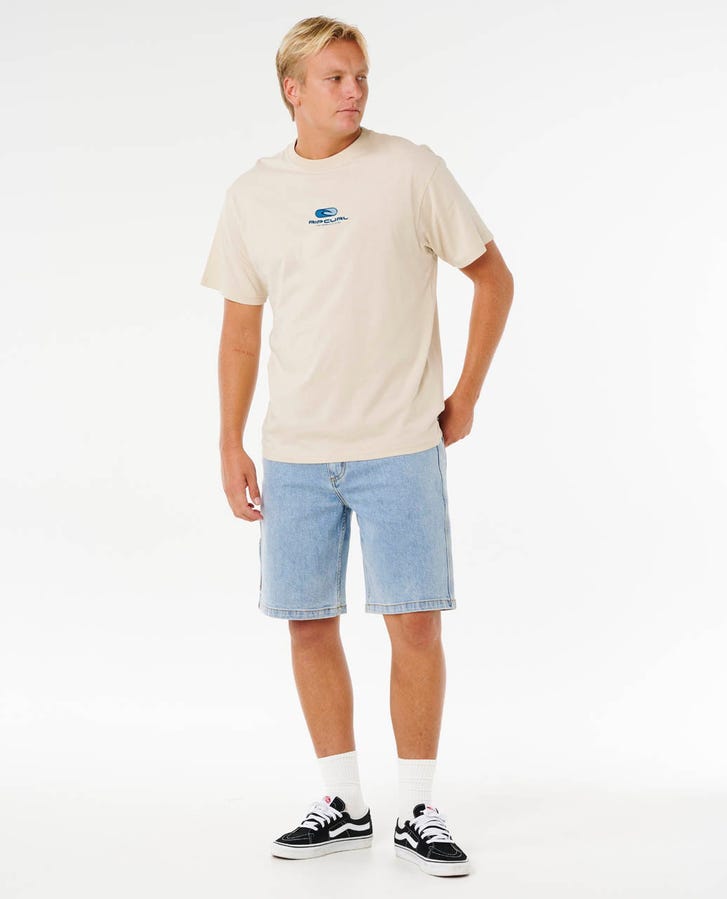 PILL ICON TEE - Rip Curl0V7MTE - VINTAGE WHITE - S