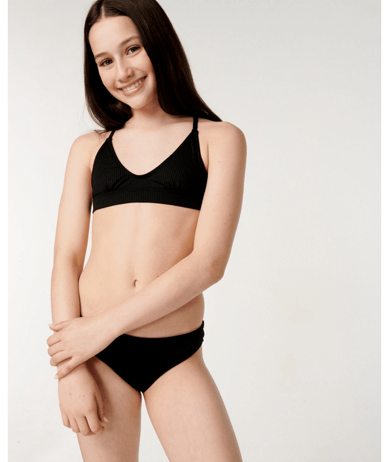 PREMIUM RIB TRI BIKINI - GIRL - Rip Curl02HGSW-BLACK-8