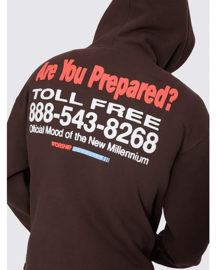 Preparation Pullover Hood - WorshipPA26-212C-Ganache-S