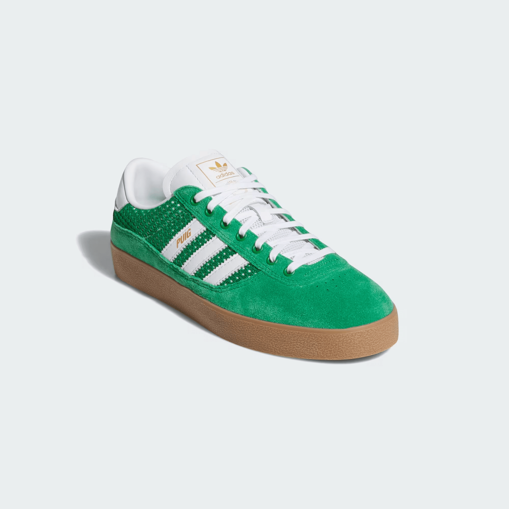 Puig Indoor Wonqua/Black/White - AdidasJHB8163 - Green/White/Gum - 7