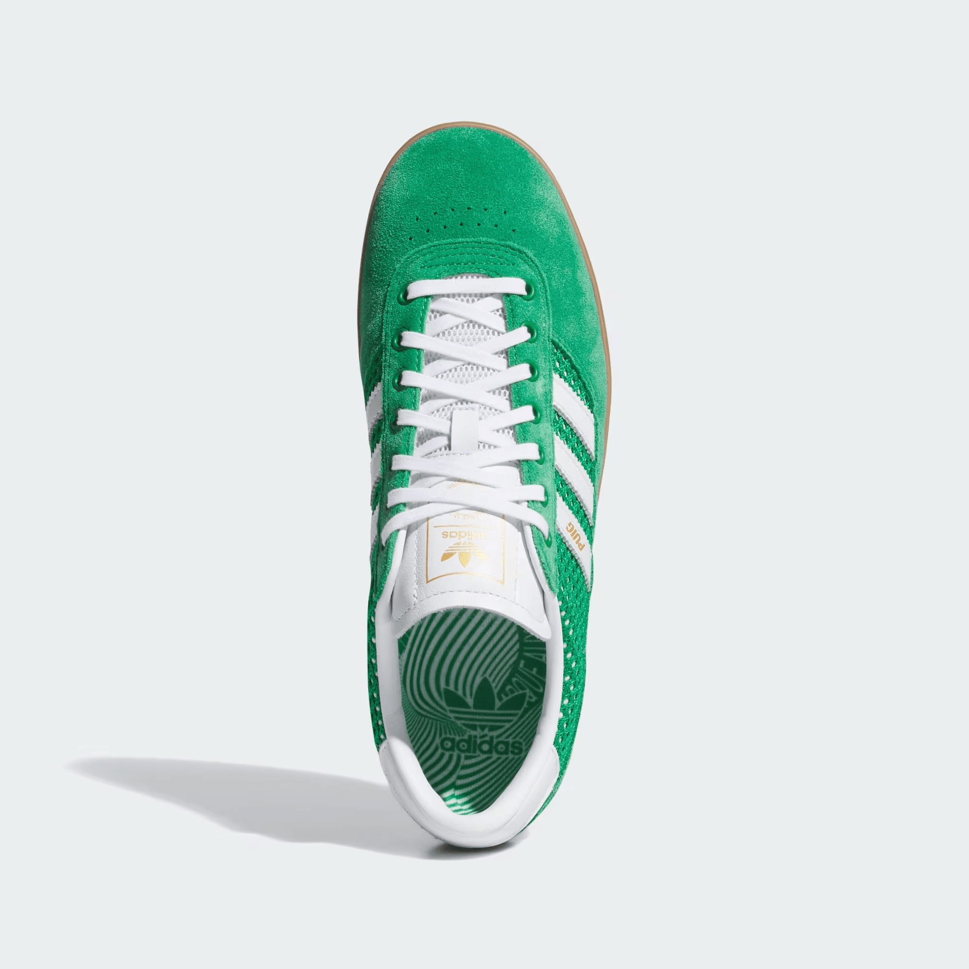 Puig Indoor Wonqua/Black/White - AdidasJHB8163 - Green/White/Gum - 7