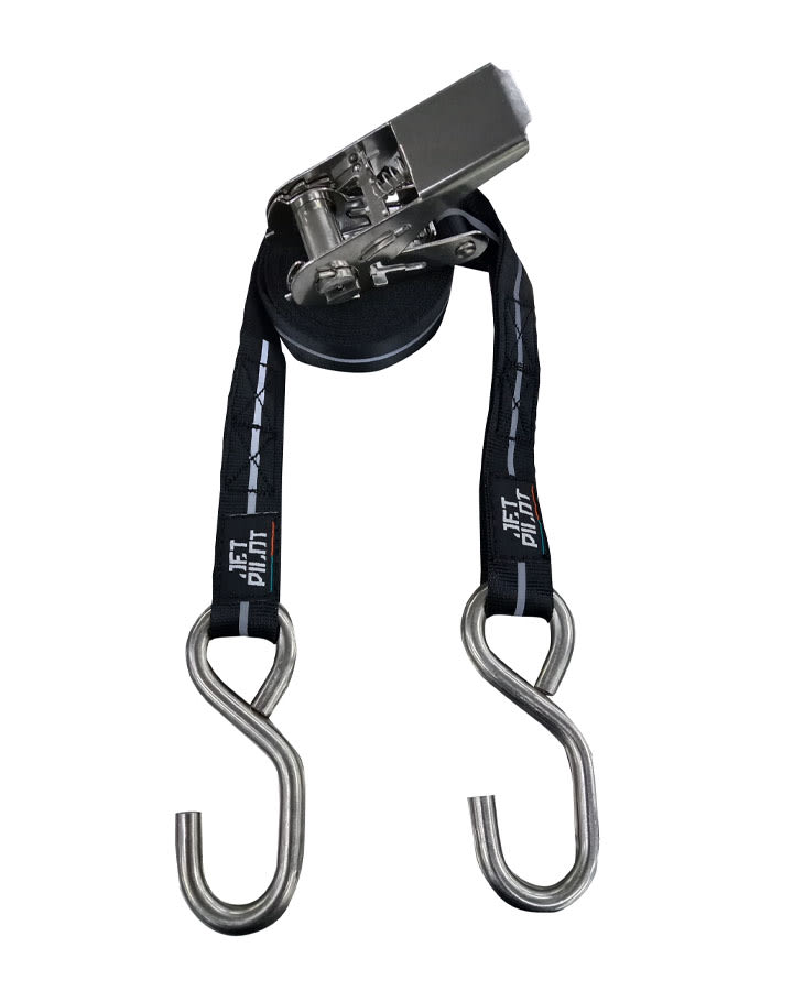 RATCHET TIE DOWN - Jet PilotJA22013 - Black -