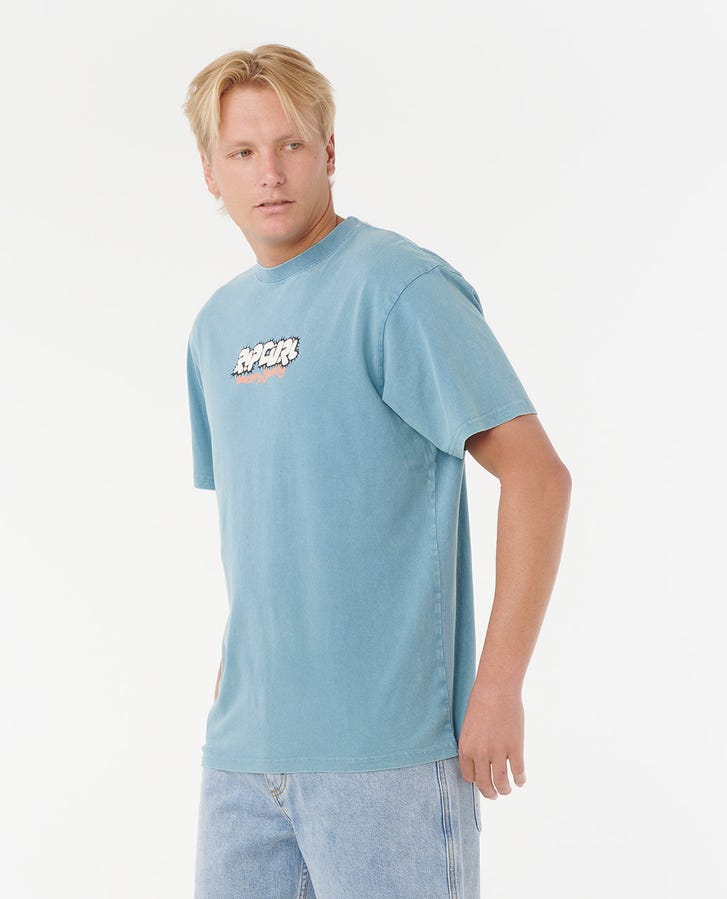 RAW ENERGY BUBBLE TEE - Rip Curl0TTMTE - STORM BLUE - S