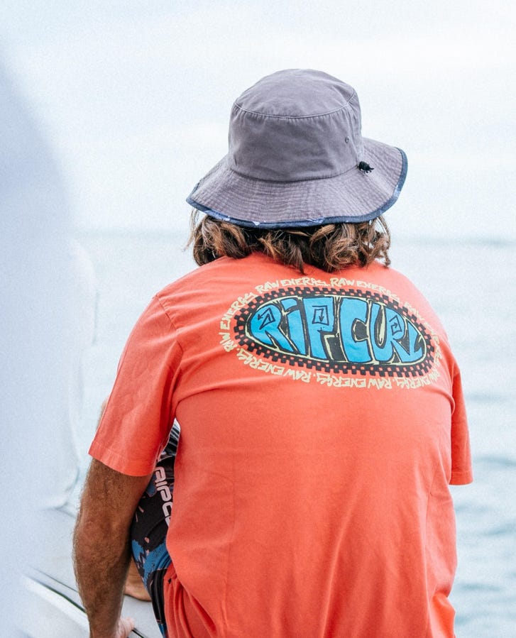 RAW ENERGY DE OVAL TEE - Rip Curl0TPMTE - ROSE SKY - S
