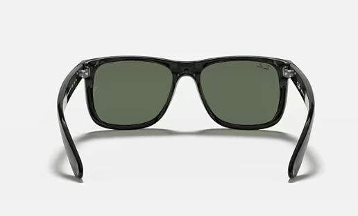 Rayban Justin - RaybanORB4165 - 601/7155 - Black W/ Dark Green - 1SZ