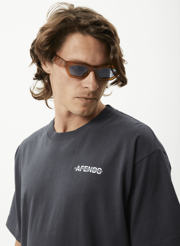 Reflect Recycled Boxy Fit Tee - AfendsM233009 - CHA - Charcoal - L