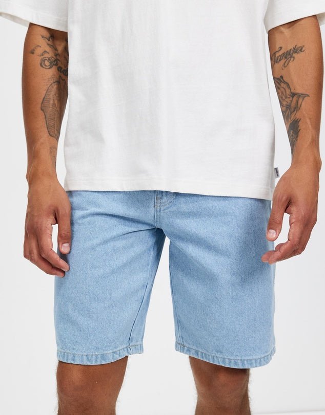 Relaxed Fit Denim Carpenter Short - DickiesSDX200 - Light Indigo - 28