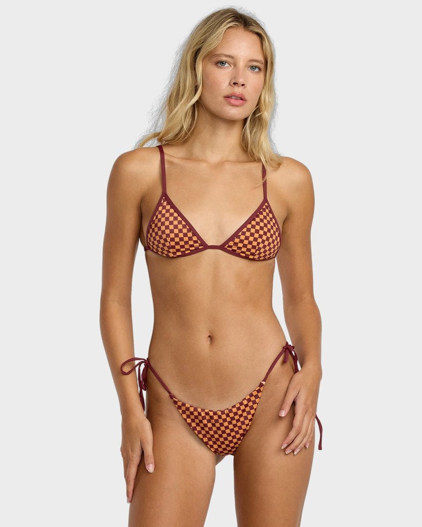 REVERBERATION BINDED SKIMPY - RVCA23O233531 - Ochre - S/8