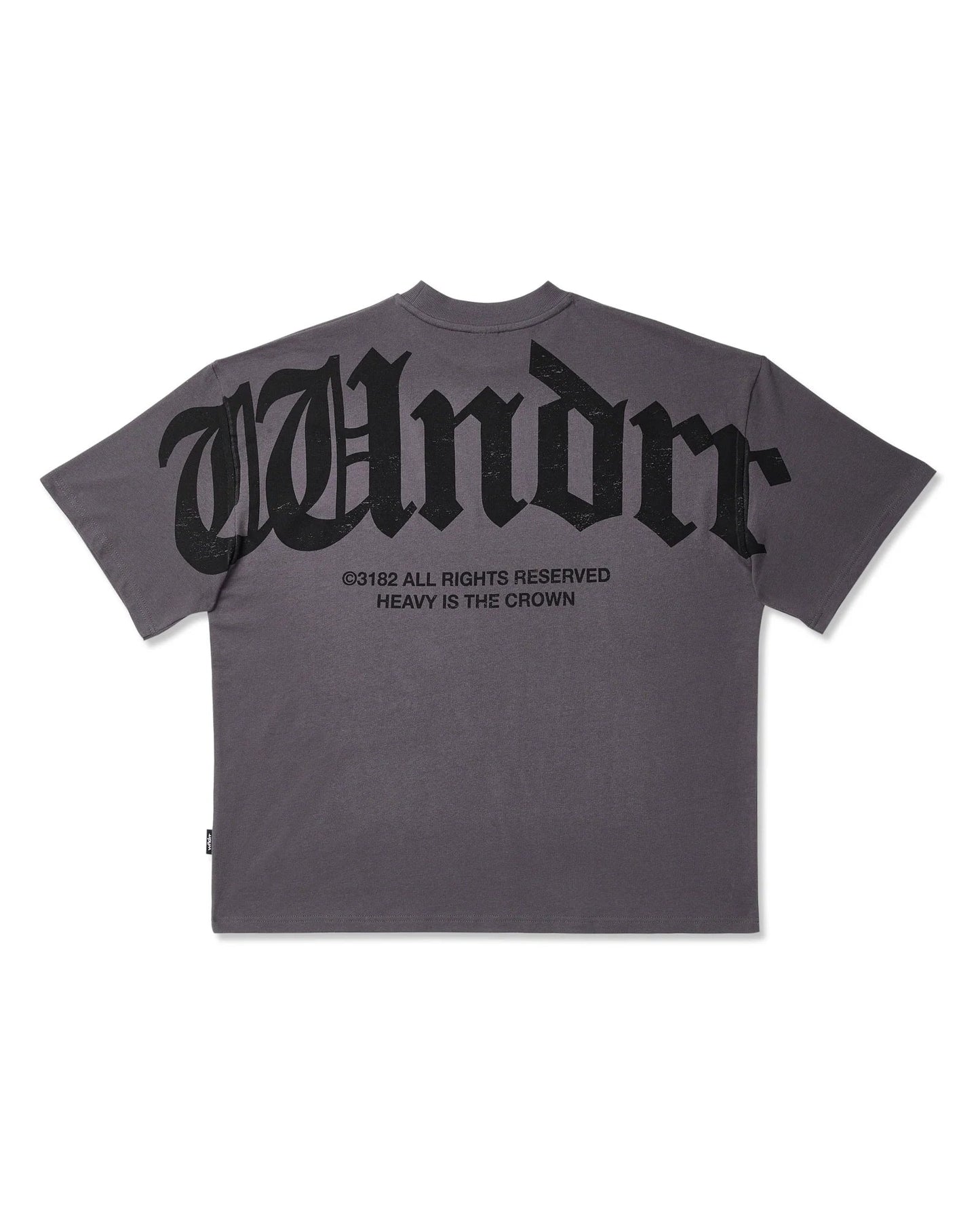 Revival Heavy Weight Tee - WNDRRW25JA006CHA - CHARCOAL - S