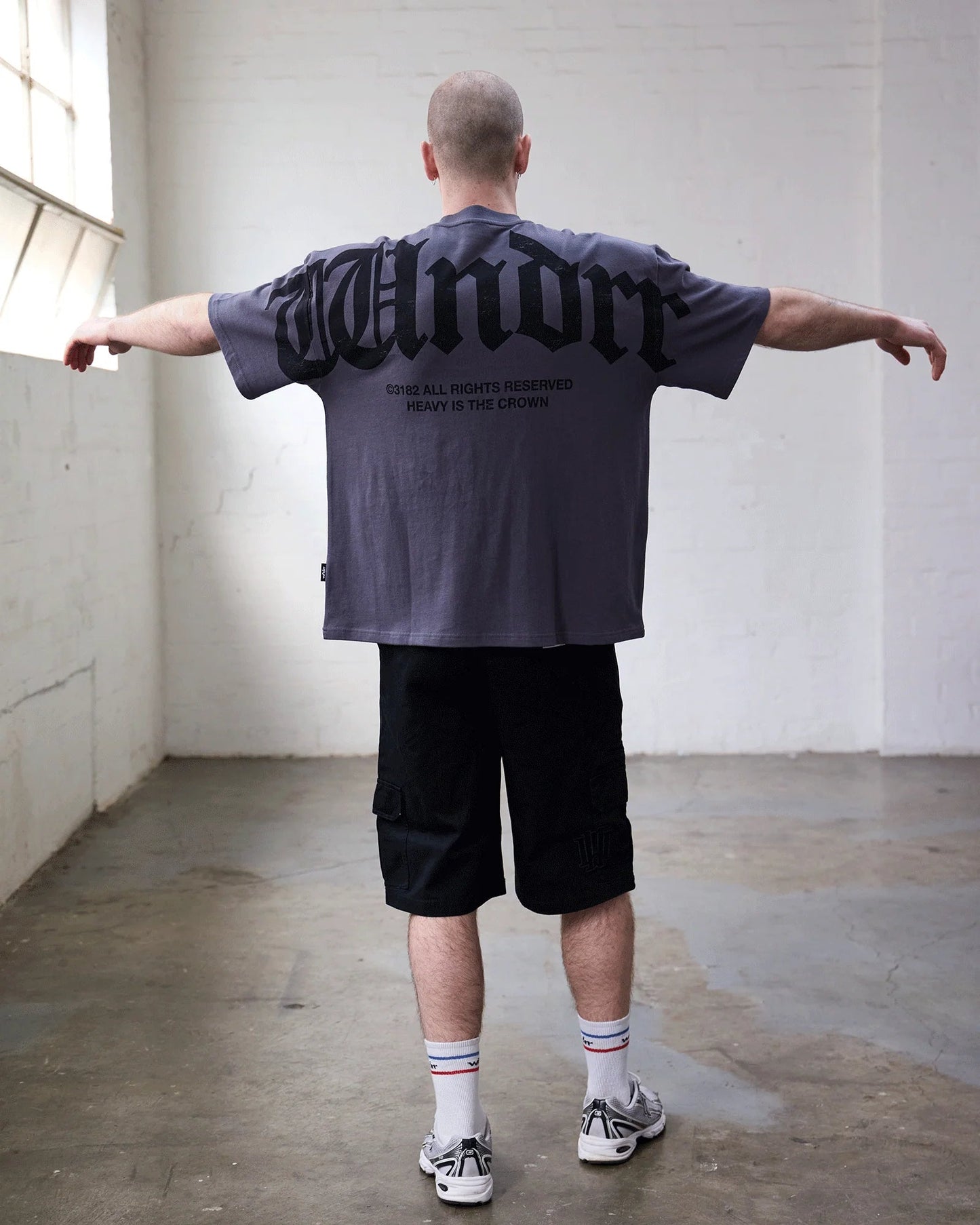 Revival Heavy Weight Tee - WNDRRW25JA006CHA - CHARCOAL - S