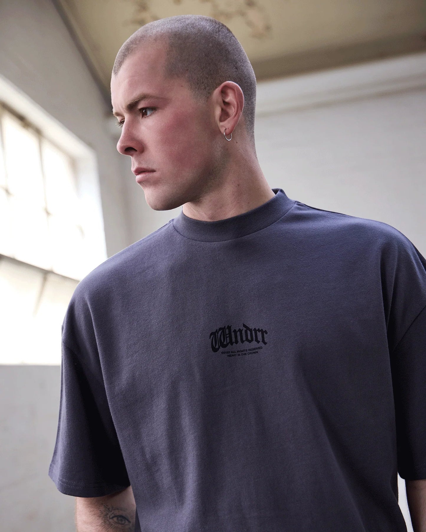 Revival Heavy Weight Tee - WNDRRW25JA006CHA - CHARCOAL - S
