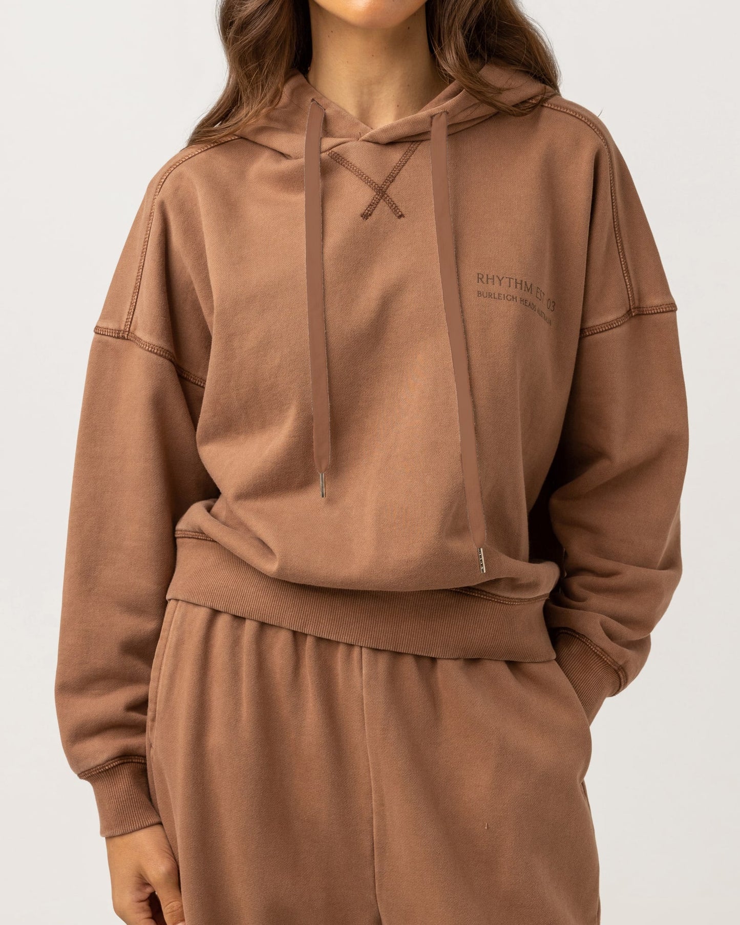 Rhythm Core Hooded Fleece - Rhythm0123W - FL06 - CHO - Chocolate - 10