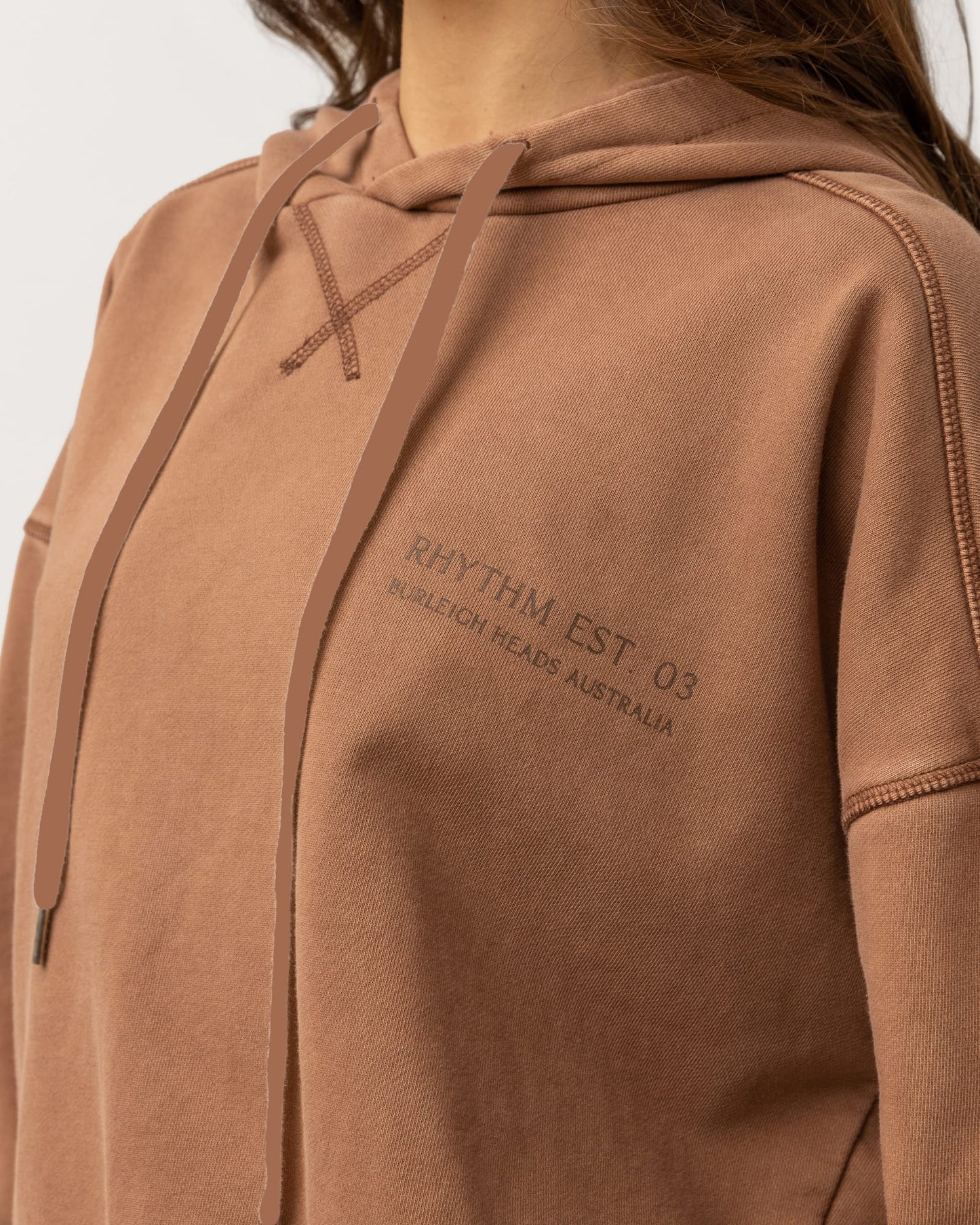 Rhythm Core Hooded Fleece - Rhythm0123W - FL06 - CHO - Chocolate - 10
