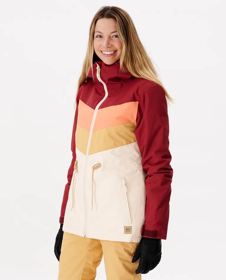 Rider Betty Jacket 10k/10k - Rip Curl000WOU - 0736 - Dark Red - L
