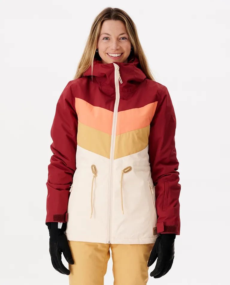 Rider Betty Jacket 10k/10k - Rip Curl000WOU - 0736 - Dark Red - L