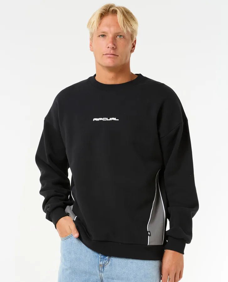 Rip Curl Giant Prawn Crew - Rip Curl077MFL - 0090 - BLK - Black - 2XL