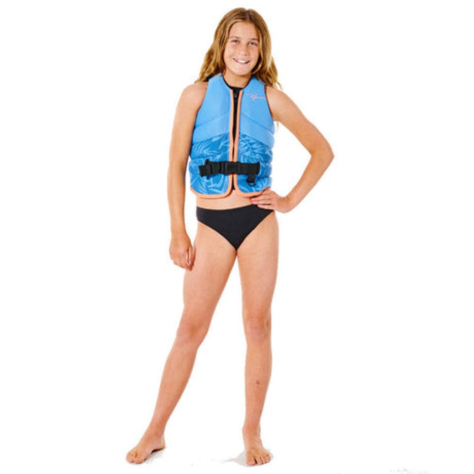 Ripcurl Girls Dawn Patrol Buoy Vest - Rip CurlWK9YDG - ACID BLUE - 12to14