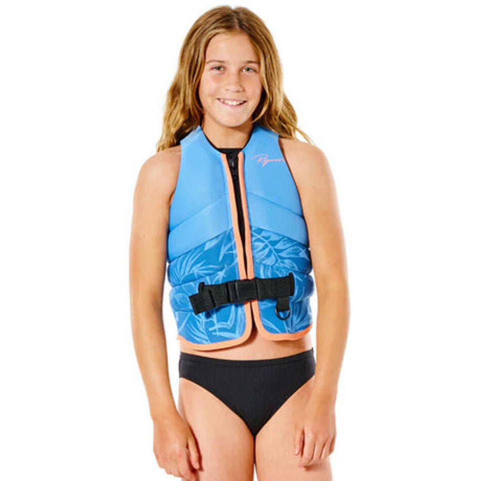 Ripcurl Girls Dawn Patrol Buoy Vest - Rip CurlWK9YDG - ACID BLUE - 12to14