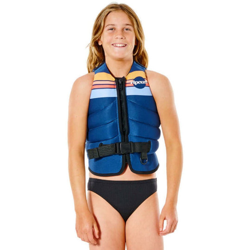 Ripcurl Girls Dawn Patrol Buoy Vest - Rip CurlWK9YDG - NAVY - 12to14