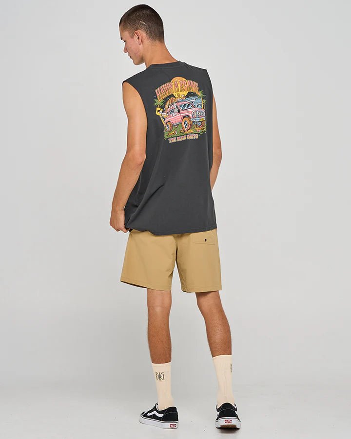 ROADIE | MUSCLE - The Mad HueysH125M02009-VINTAGE BLACK-S