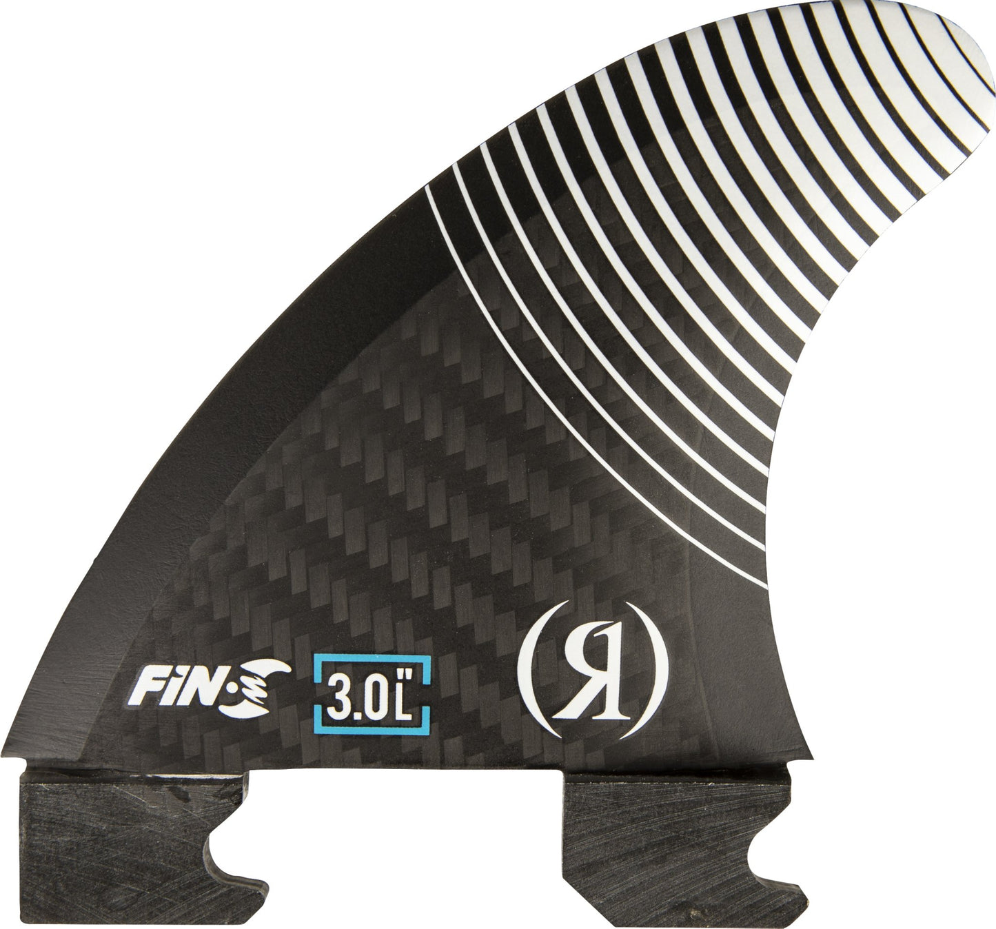 RONIX BLUEPRINT FLOATING SURF FIN - S 2.0 Left - RonixSQ9101 - Black Left - 3.50