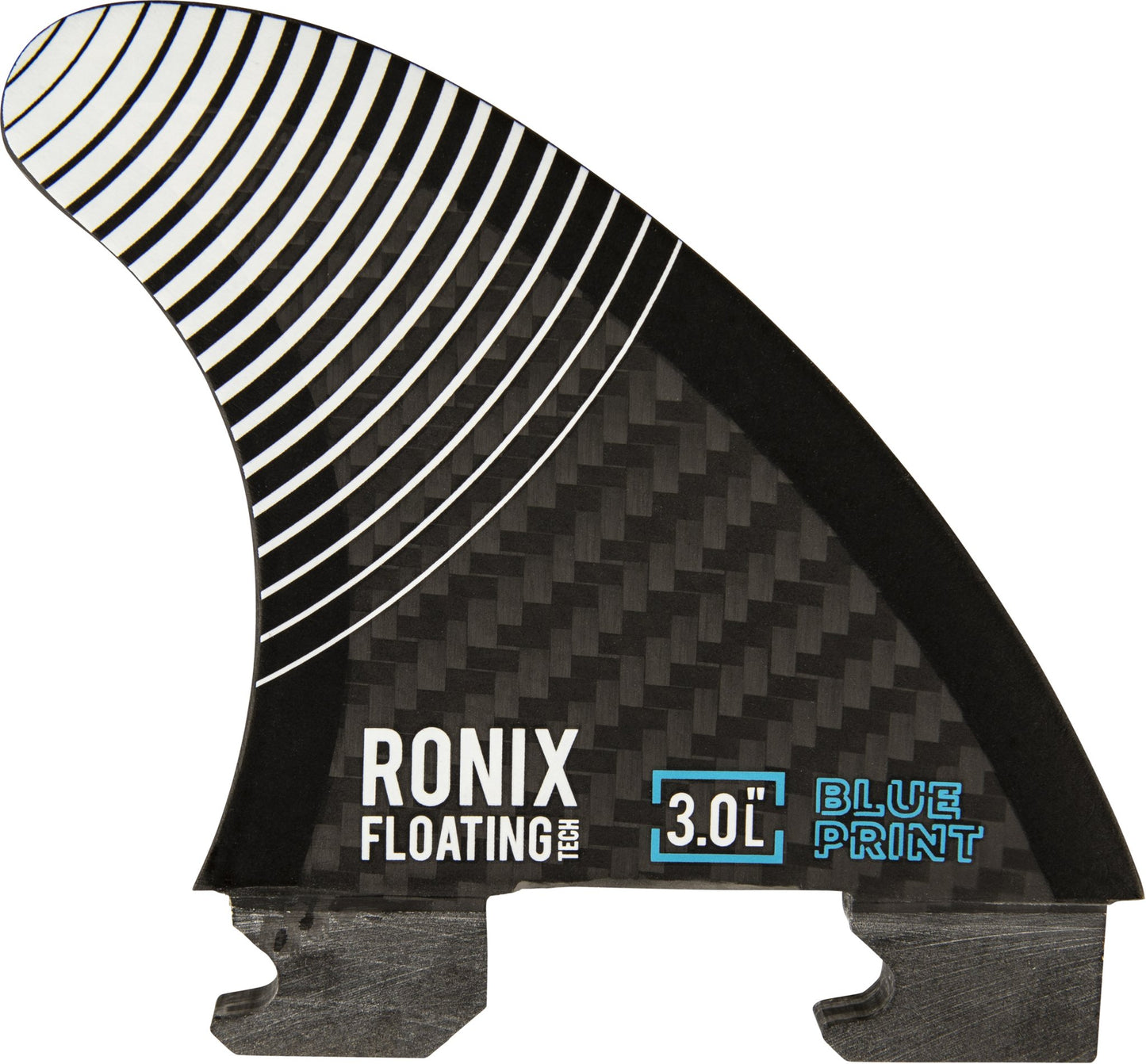 RONIX BLUEPRINT FLOATING SURF FIN - S 2.0 Left - RonixSQ9101 - Black Left - 3.50