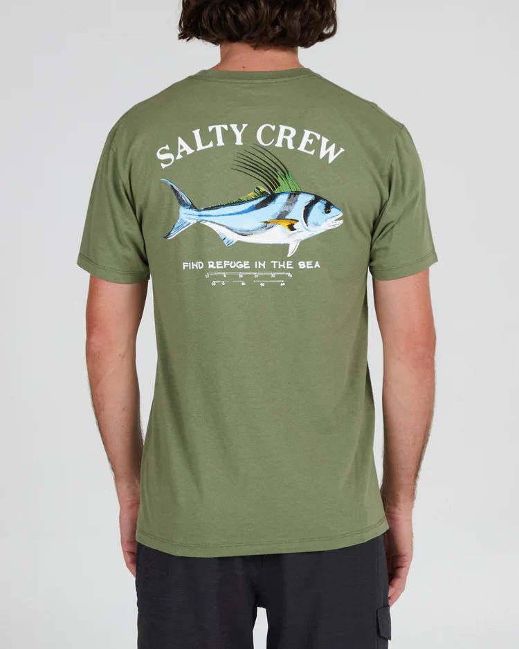 Rooster Premium S/S Tee - Salty Crew20035485 - Sage Green - L