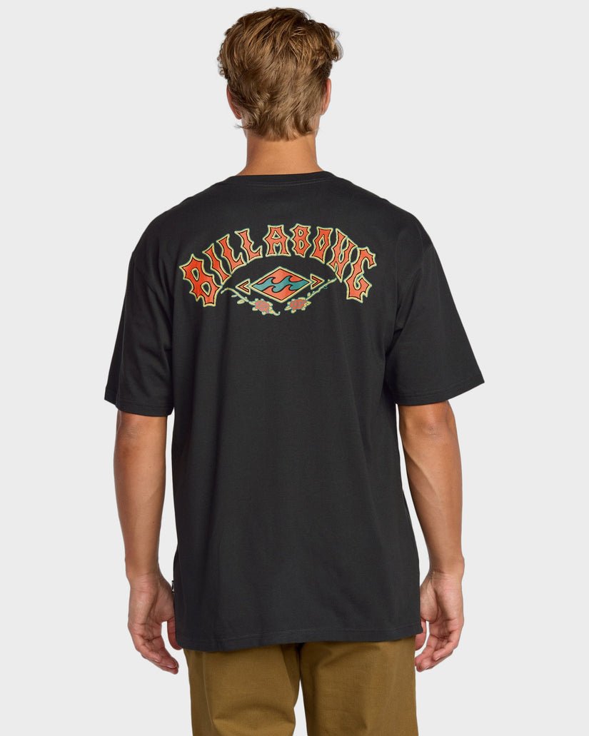 ROSE ARCH REGULAR SS - Billabong24A353511 - Washed Black - XXL