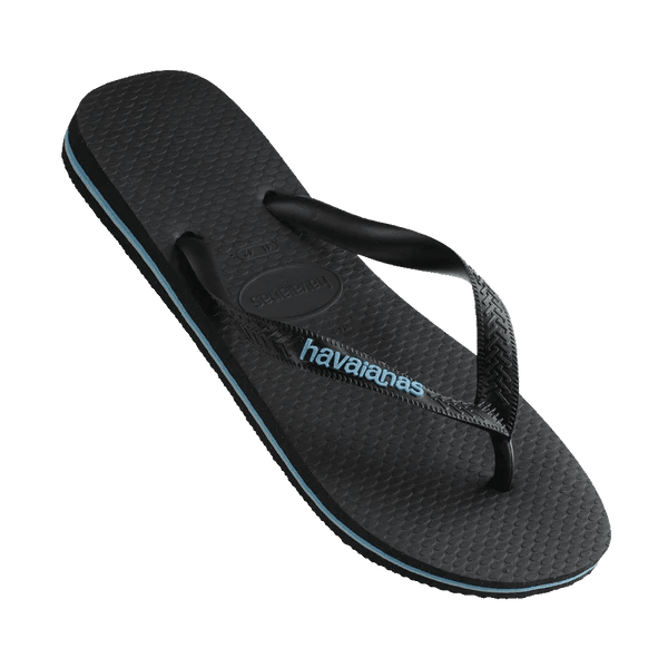 Rubber Logo Black/Blue -HavaianasHRLL2689-Black-4142