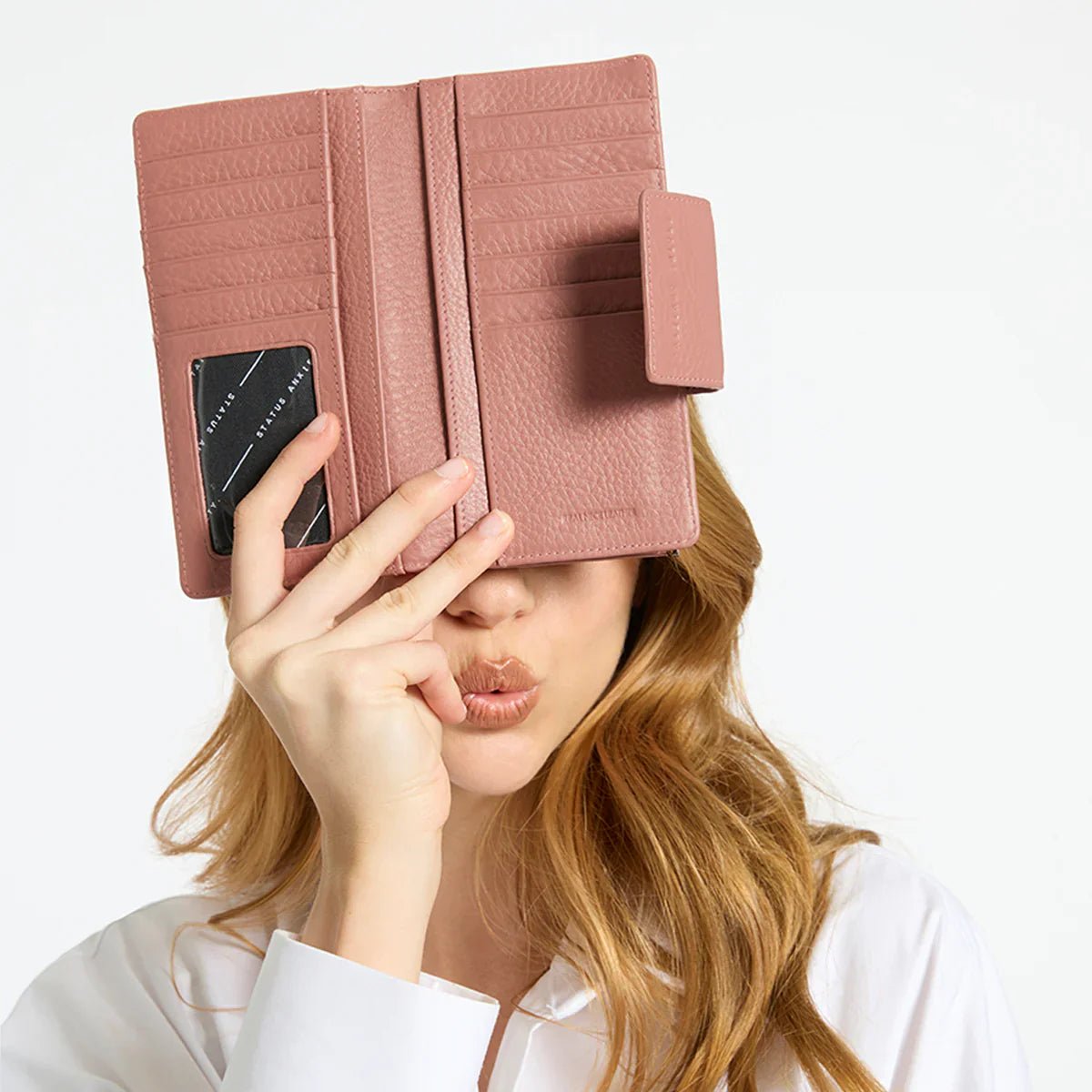 Ruins Wallet - StatusAnxietySA1766 - DR - Dusty Rose - 1SZ