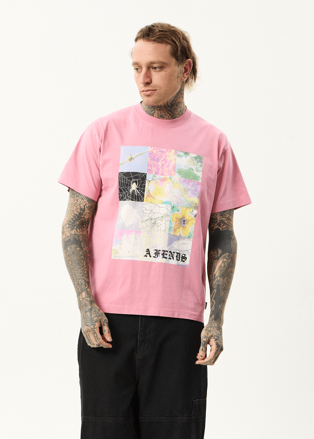 Sadworld - Recycled Heavyweight Boxy Tee - AfendsM253020 - WASHED MARRAKESH - M