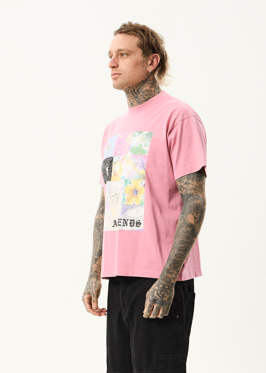Sadworld - Recycled Heavyweight Boxy Tee - AfendsM253020 - WASHED MARRAKESH - M