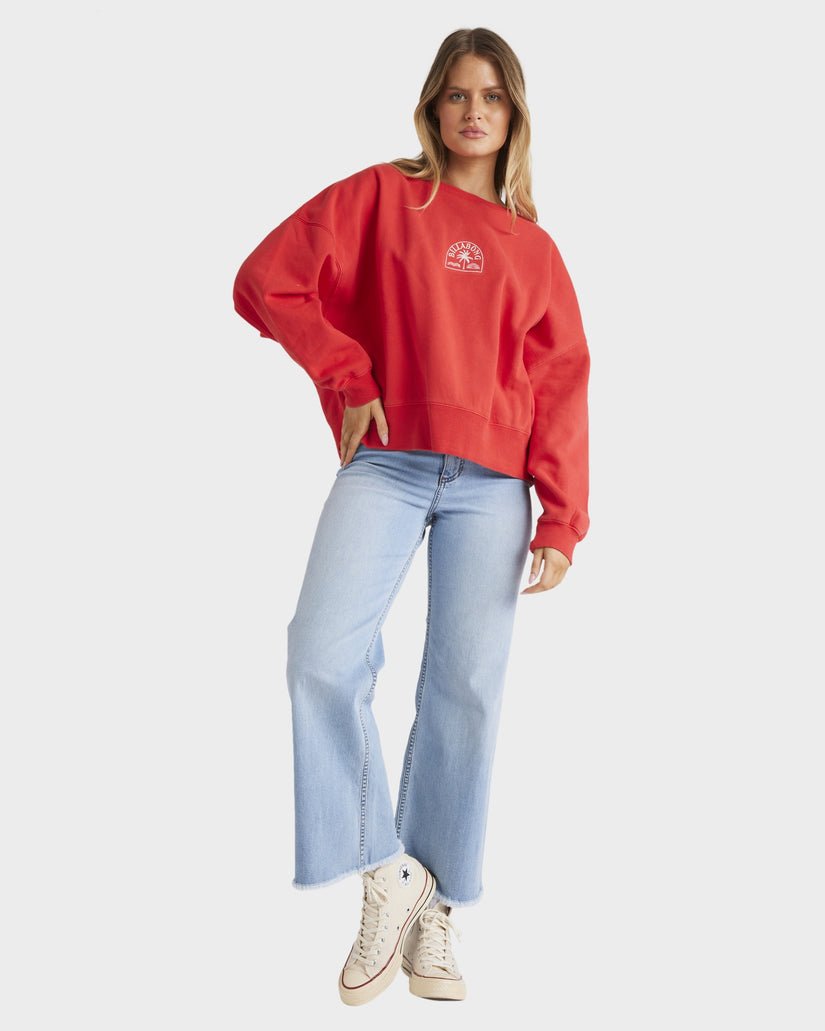 SALTY BABE CABO CREW - BillabongUBJFT00219 - RED ALOHA - XS/6