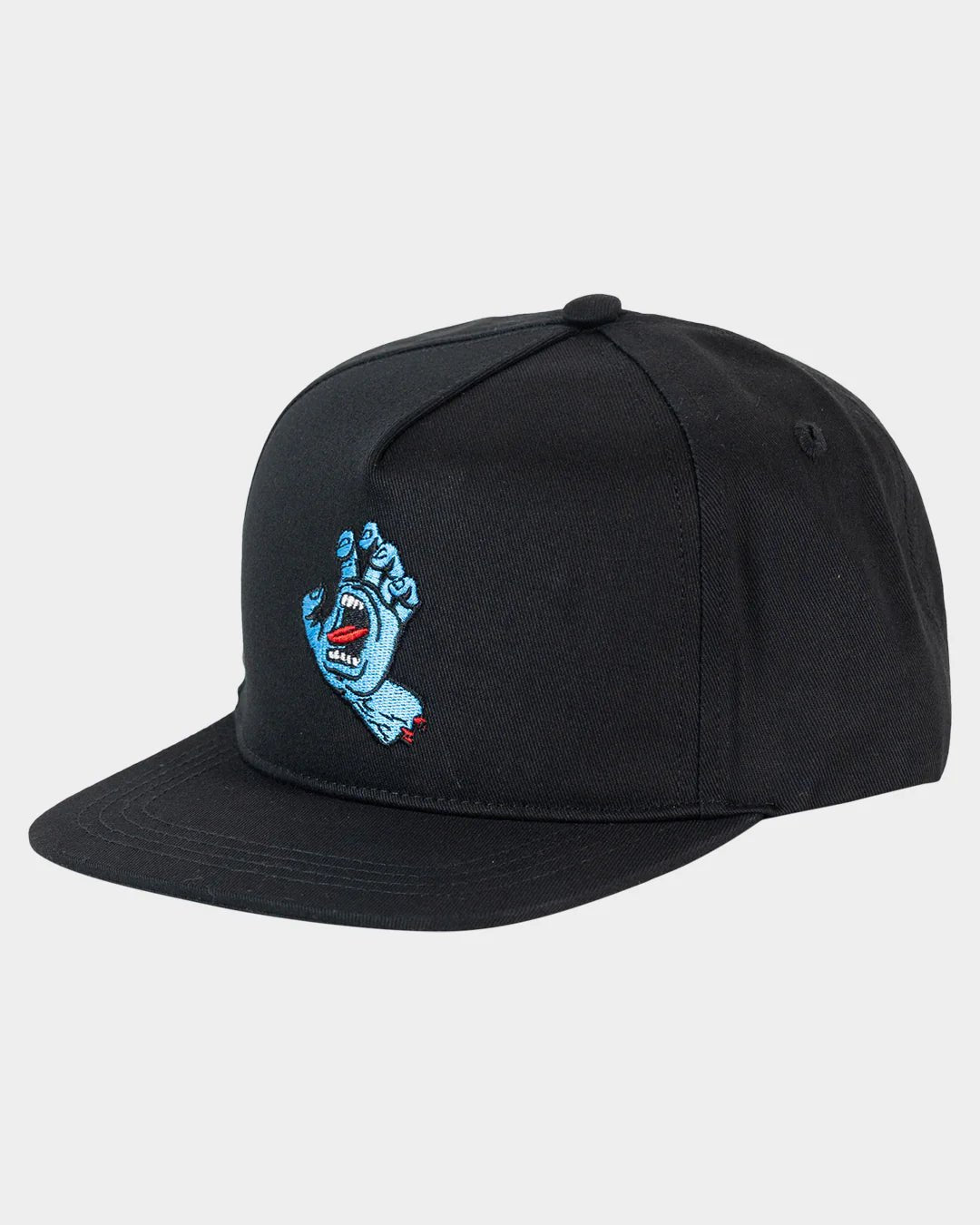 SCREAMING HAND SNAPBACK CAP - Santa CruzSB225 - HW03 - BLACK