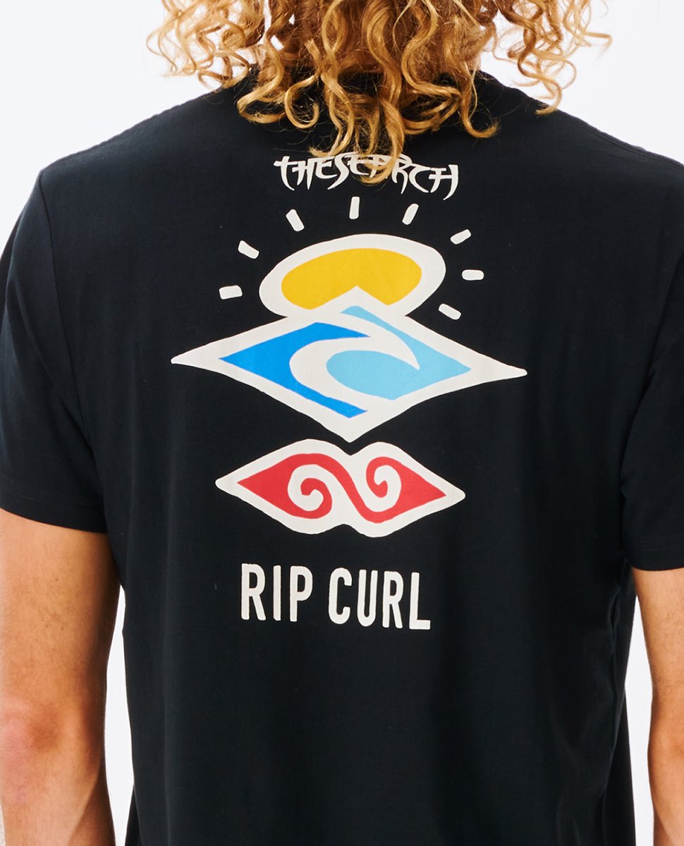 SEARCH ICON TEE - Rip Curl0CBMTE - BLACK - XS