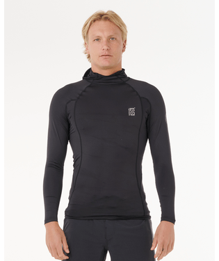 SEARCH UPF PERF HOOD L/S - Rip Curl16IMRV - BLACK - S