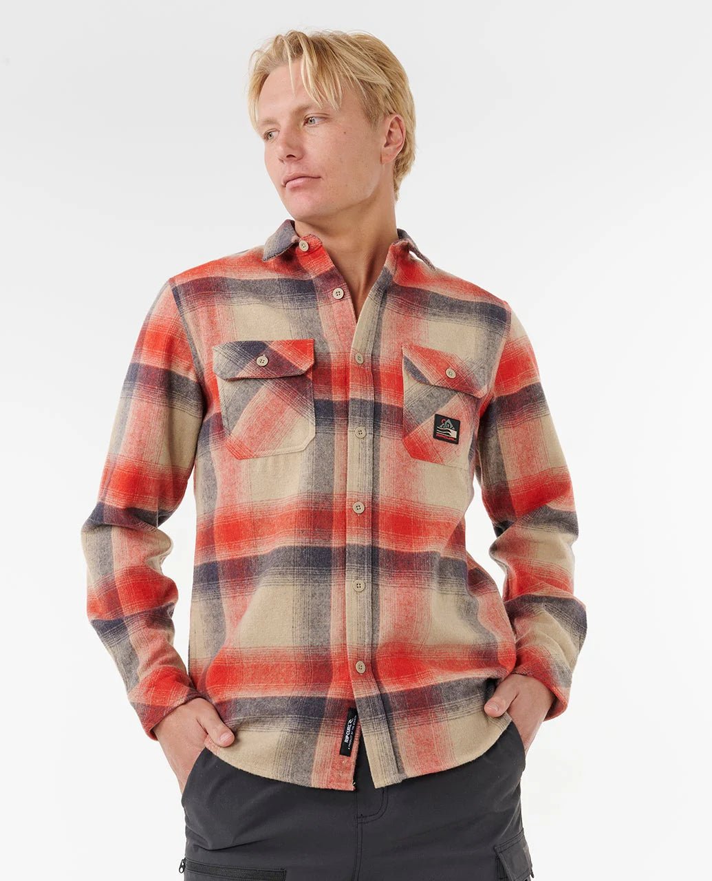 SEARCH WOOL FLANNEL - Rip Curl05KMSH-KHAKI ROCK-XS