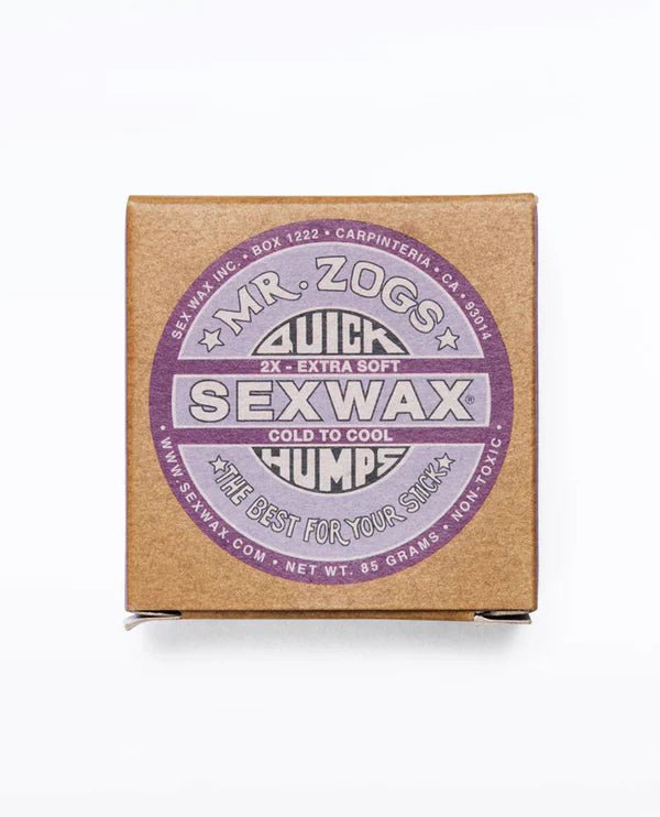 Sex Wax Quick Humps 2X Cold: Purple Surf Wax - TLC896908000156 - Purple - 1SZ
