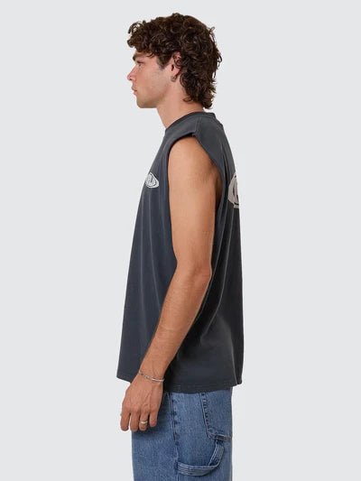 Shadowless Merch Fit Muscle Tee - Ebony - ThrillsTH25 - 114EBO - Ebony - S